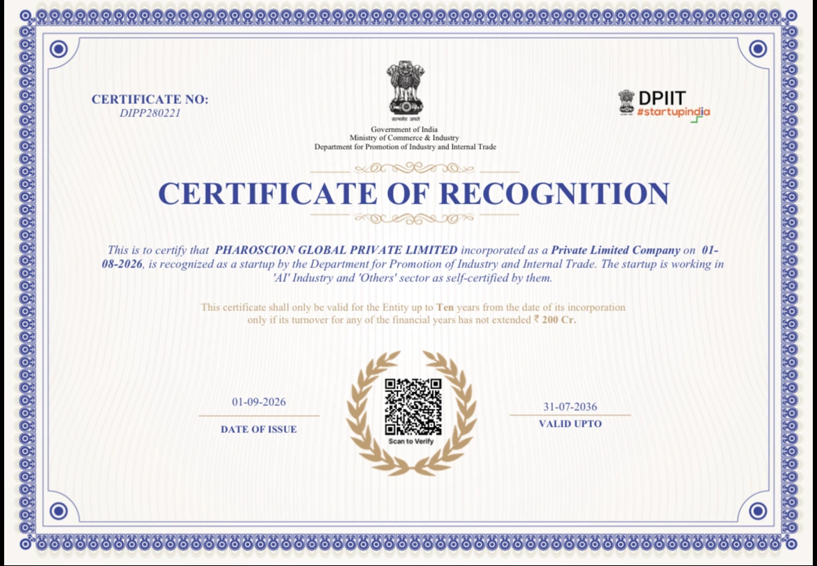 DPIIT Certificate
